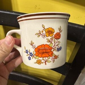 Coffee Cup Summer Garden by Excel/Flowers/Coffee/Tea/Cottage Core